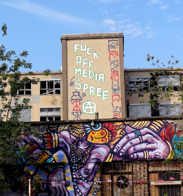 Graffiti in Berlin-Friedrichshain in 2015